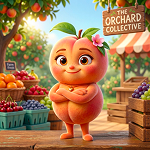 Piersi, personajul piersică din recenziile Tentazio