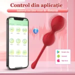 Aplicația de control a bilelor Kegel, disponibilă pentru Android și iOS