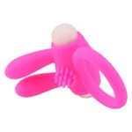 Inel vibrant Rabbit cu glonț vibrator