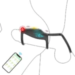 Inel vibrant triplu poziționat pe penis și testicule