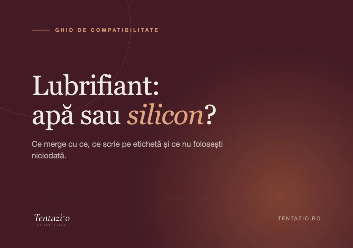 Ghid de alegere: lubrifiant pe bază de apă sau pe bază de silicon