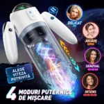Masturbator automat Astronaut cu 4 moduri de mișcare, de la delicat la intens