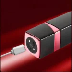 Mini vibrator tip ruj – butoane de control și încărcare USB
