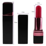 Mini vibrator tip ruj – dimensiuni 93 mm lungime și 24 mm lățime