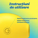 Stimulator clitoris Lemon – instrucțiuni de utilizare, apăsare lungă pentru pornire, apăsare scurtă pentru frecvență