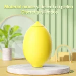 Stimulator clitoris Lemon din material moale și delicat cu pielea, discret și silențios