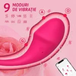 Vibrator pentru lenjerie cu 9 moduri de vibrație, stimulare punct G și clitoris