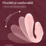 Vibrator pentru lenjerie flexibil, din silicon de calitate, se îndoaie ușor