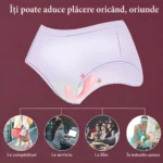 Vibrator pentru lenjerie purtabil discret, plăcere oriunde: la cumpărături, la serviciu, la film
