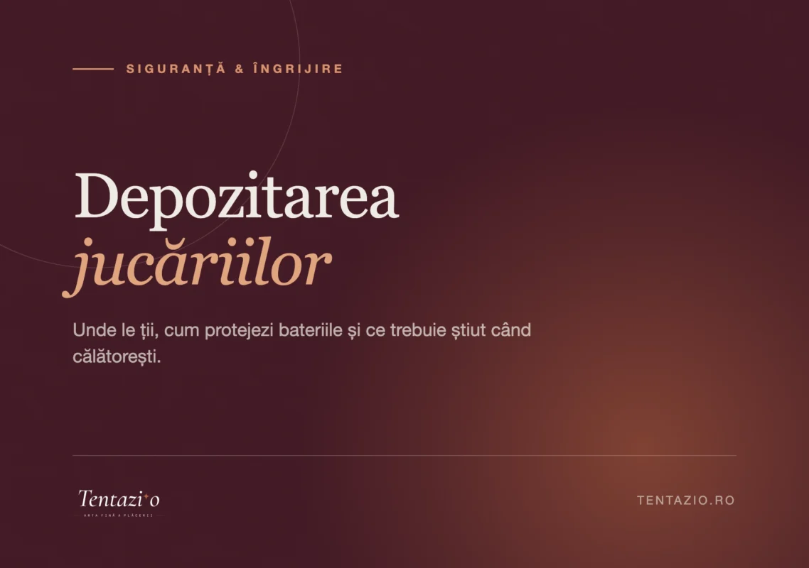 Ghid despre depozitarea jucăriilor intime, acasă și în călătorie