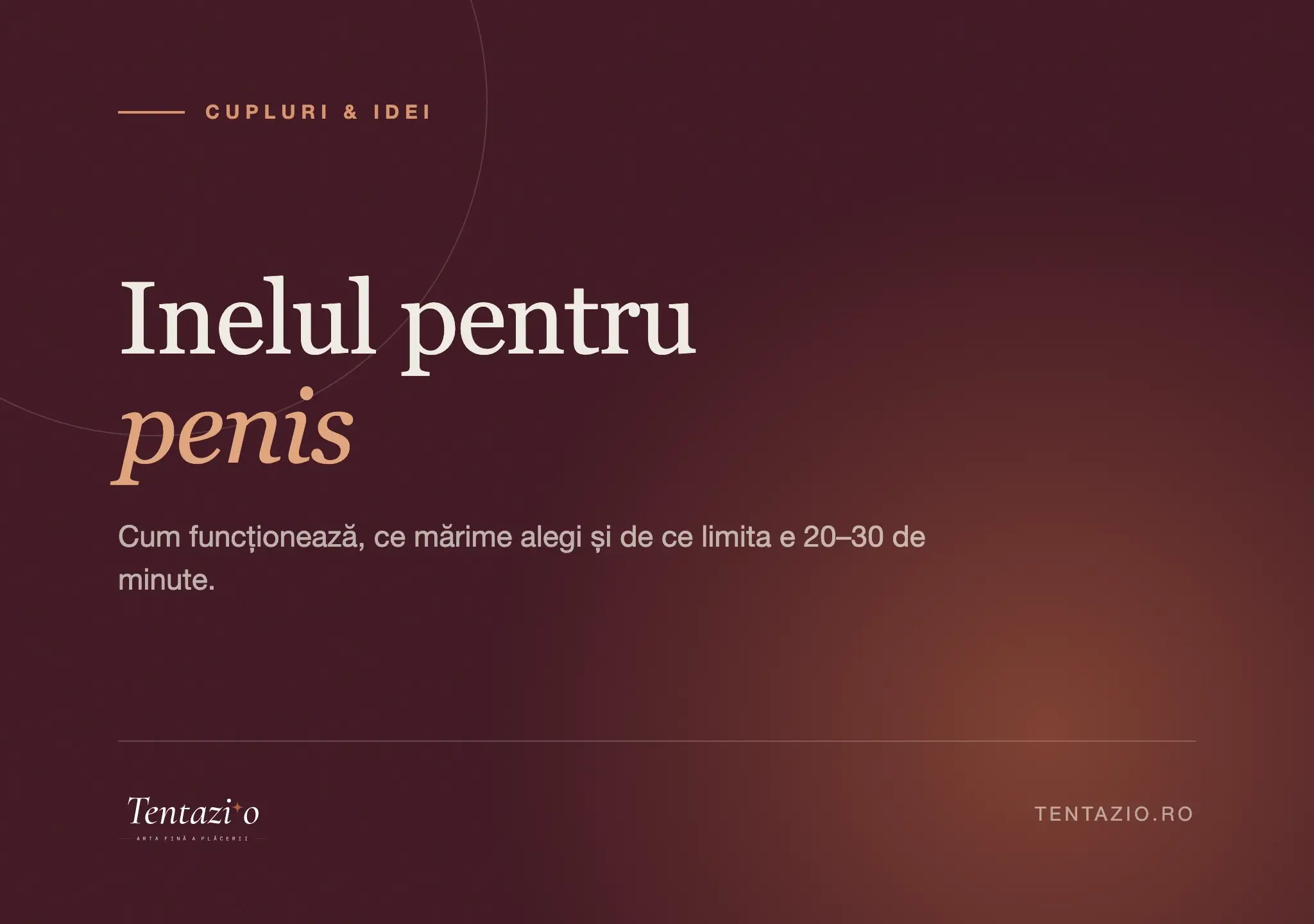 Ghid despre inelul pentru penis: mecanism, mărime și limite de purtare