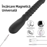 Vibrator cu bile progresive, cu încărcare magnetică prin USB