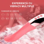 Vibrator cu limbă realistă și cele 10 moduri de vibrație