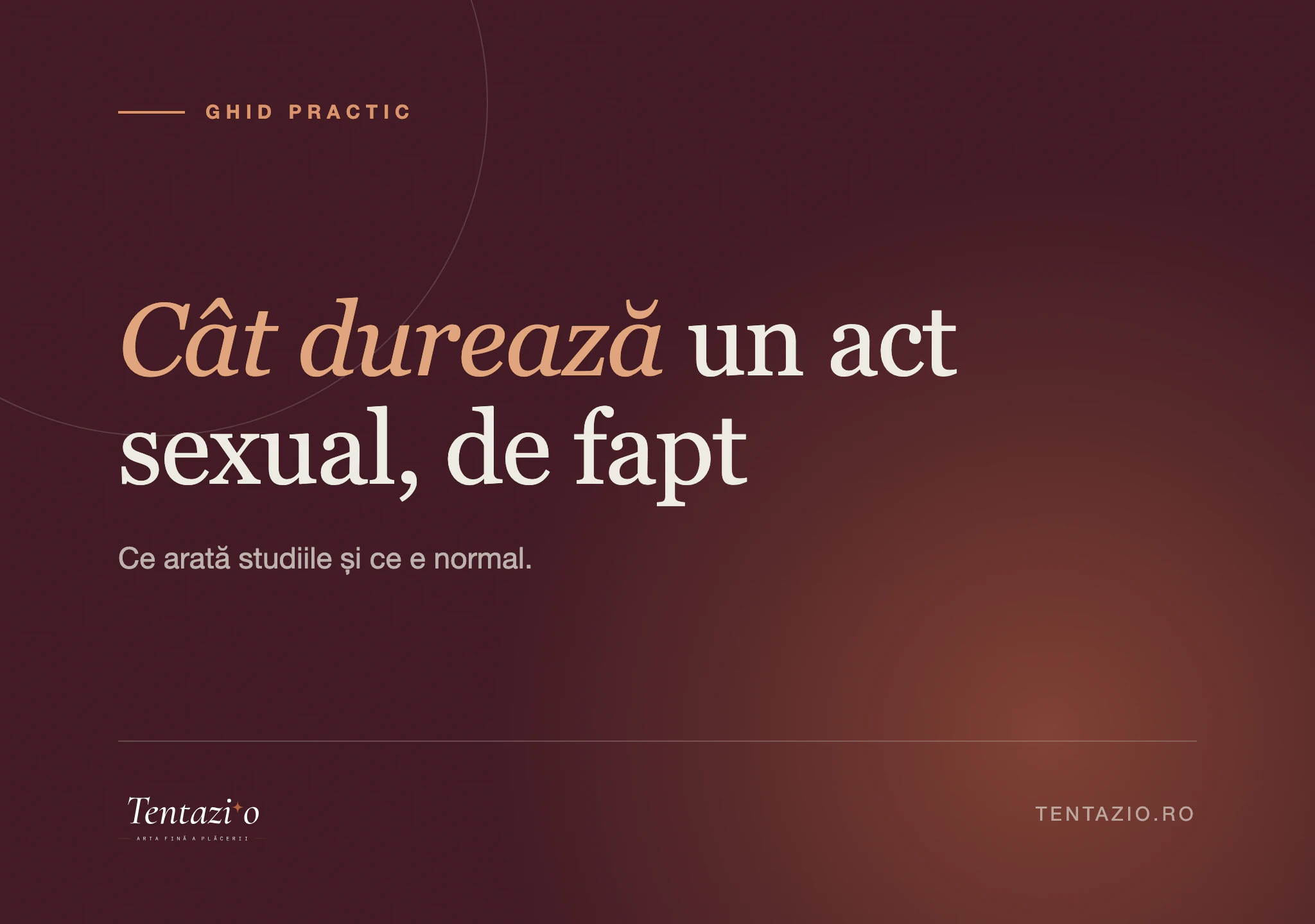 Ghid despre cât durează un act sexual: ce arată studiile și ce e normal