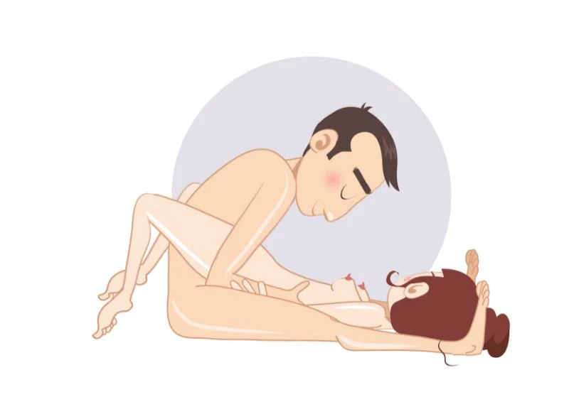 Față în față, cu el șezând — poziție sexuală ilustrată, dificultate ușoară