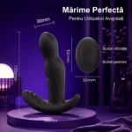 Dimensiunile masatorului pentru prostată: 132 mm înălțime, bază de 99 mm, cap de 30 mm