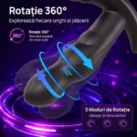 Capul masatorului pentru prostată, cu rotație la 360° în 3 moduri