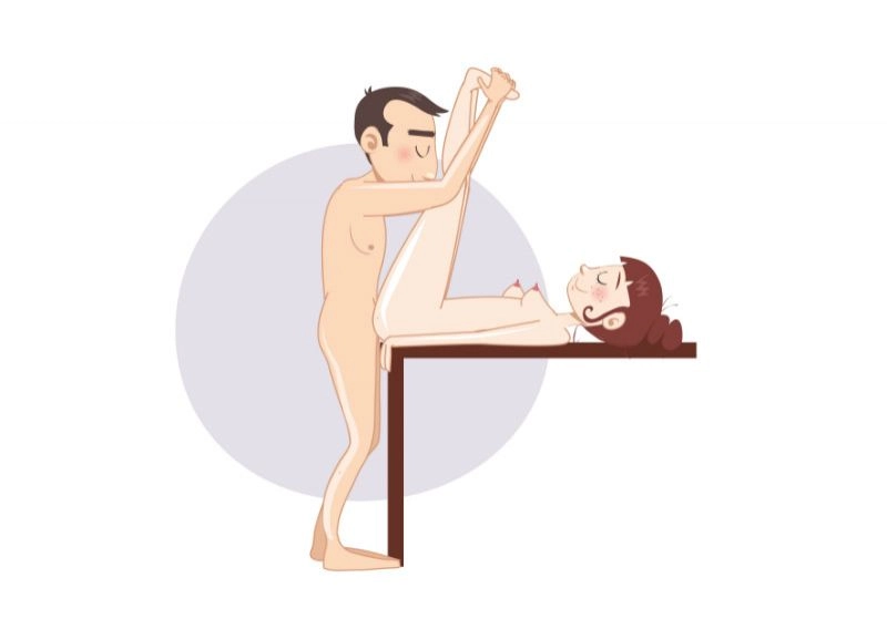 Sirena — poziție sexuală ilustrată, dificultate medie