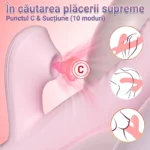 Prim-plan cu deschiderea de sucțiune a brațului scurt și schițe cu modurile de folosire
